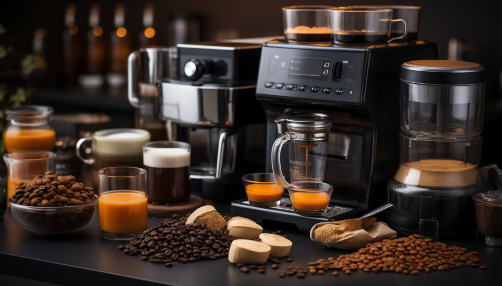 La máquina de café, la máquina de los consumidores potenciales